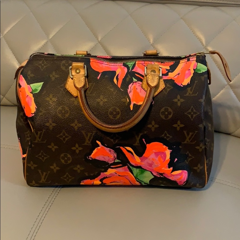 🌹Louis Vuitton 🌷Stephen Sprouse Roses Speedy30🌹 - Picture 2 of 16